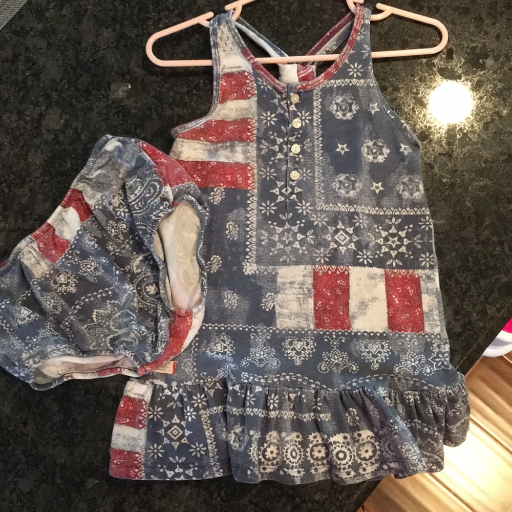 Ralph Lauren dress and bloomer set
